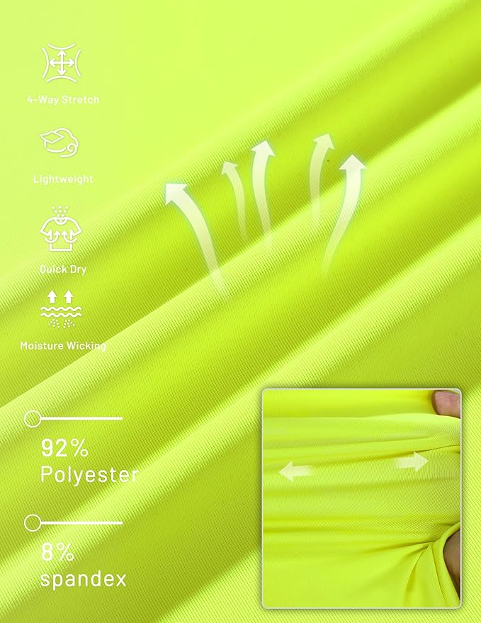 MIER Men's Dry Fit Workout T-Shirts Athletic Running Tee Short Sleeve Crew Neck Gym Tops, Polyester, Moisture Wicking-StrideForce Fitness