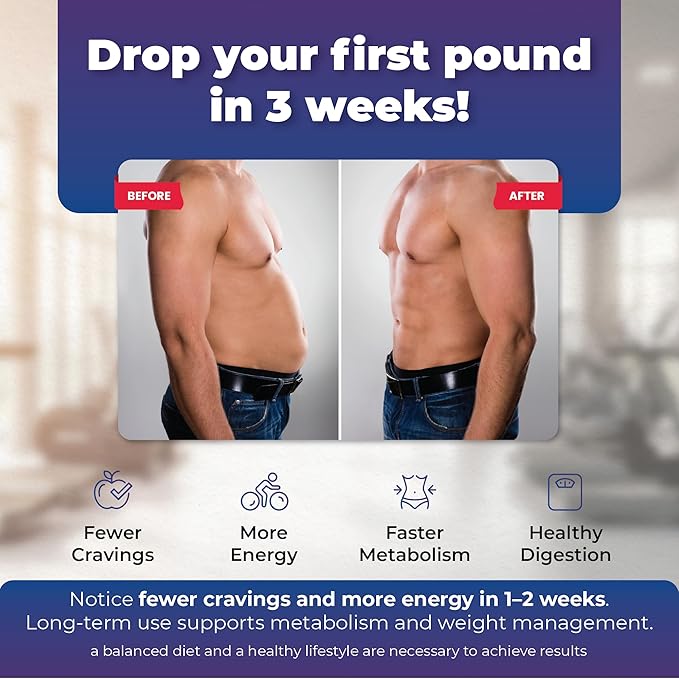 ColonBroom GLP-1 Weight Management Supplement for Women & Men - GLP1 Supports Gut Health, Metabolic Wellness & Appetite Regulation - Vegan, Gluten-Free, Non-GMO Fiber Capsules - 120 Count-StrideForce Fitness