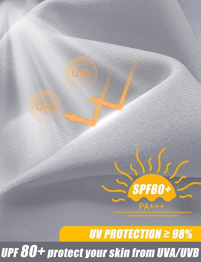 MAGCOMSEN Men's Short Sleeve UPF 50+ Sun Protection Shirts Quick Dry Athletic T-Shirt Hiking Running Swimming Rash Guard-StrideForce Fitness