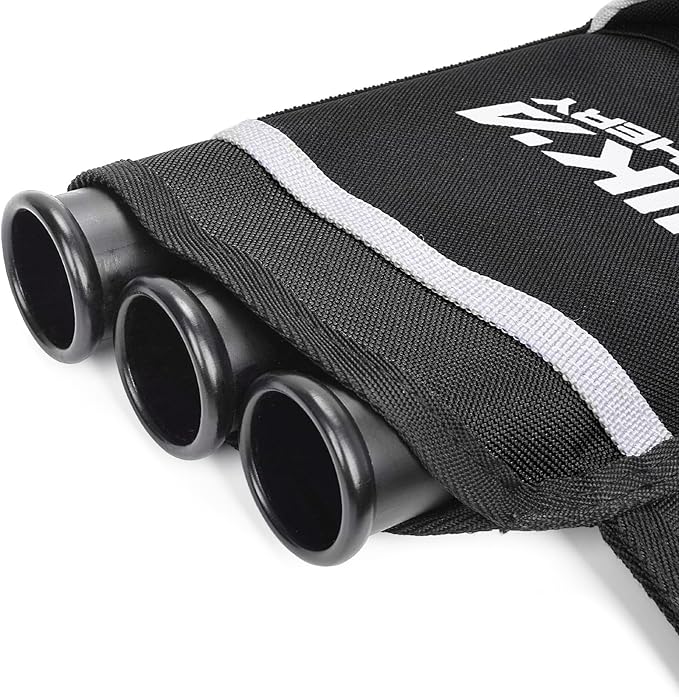 Archery Arrow Quiver Holder, 3-Tubes Hip Quiver Arrow Bag with Adjustable Belt for Youth & Adults Arrows Hunting Target Practicing-StrideForce Fitness