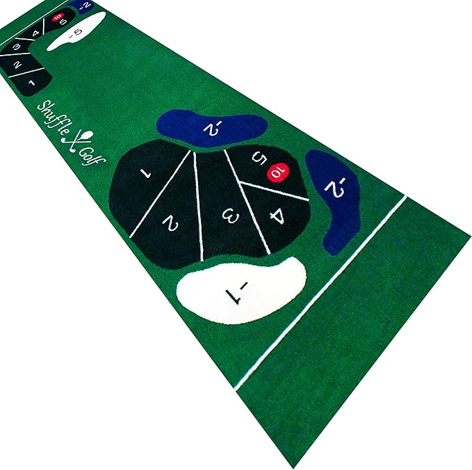2' x 9' Interactive Golf Putting Mat with Non-Skid Rubber Back-StrideForce Fitness