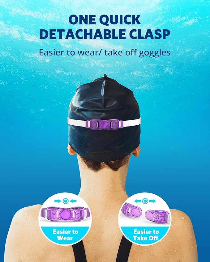 Aegend Swim Goggles, Swimming Goggles No Leaking Full Protection Adult Men Women Youth-StrideForce Fitness