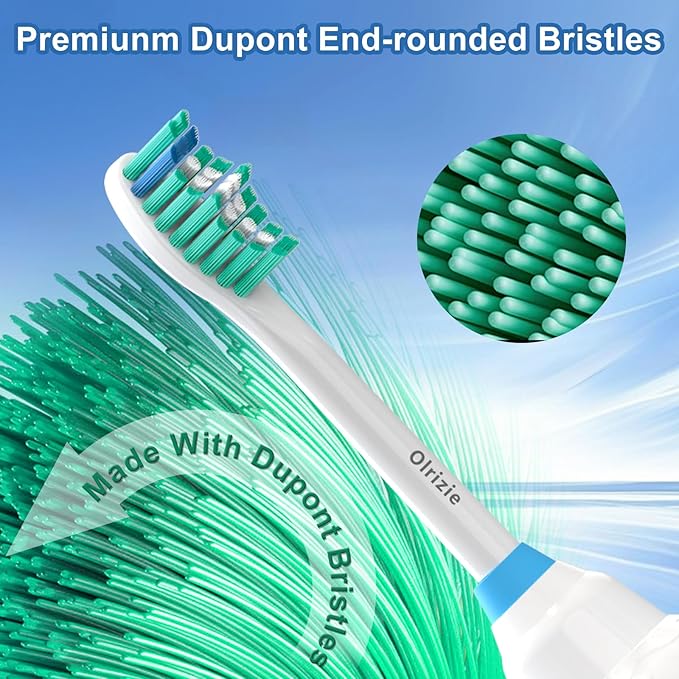 Toothbrush-Replacement-Heads for Philips-Sonicare, Replacement-Toothbrush-Heads Compatible with Philip Sonicare Fit for E-Series Essence Xtreme Elite Advance and Cleancare, 6 Pack
