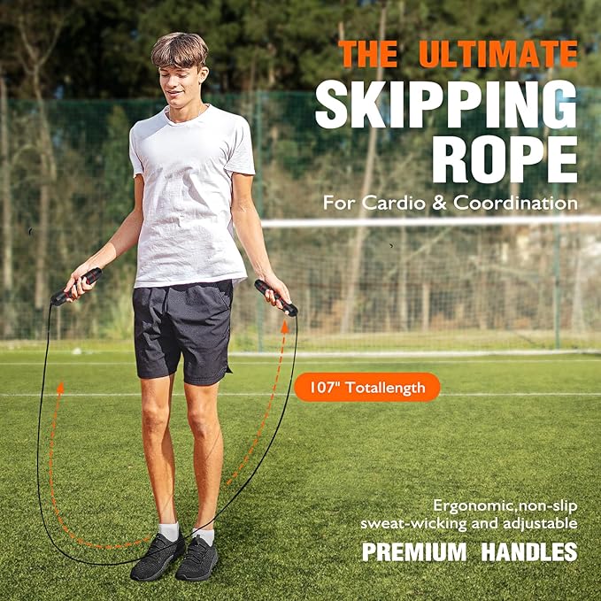 Soccer Training Equipment, Speed Agility Training Equipment for Kids Youth Adults, 20ft Agility Ladder, 4 Hurdles, Jump Rope, 12 Soccer Cones, Running Parachute, Football Training Equipment-StrideForce Fitness