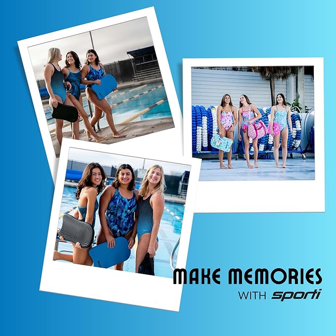 Sporti Adult Kickboard for Swim Training - Swimming Kickboard for Men Women, Water Board for Adult, Swimming Training Aid-StrideForce Fitness