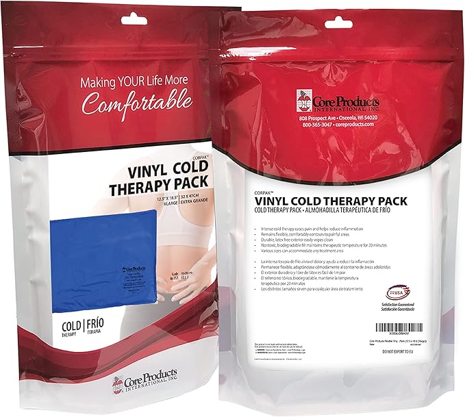 Core Products Flexible Vinyl Intense Cold Therapy Pack (12.5 x 18.5 (XLarge))-StrideForce Fitness