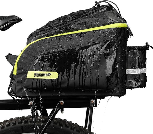 Rhinowalk Bike Bag Bike Trunk Bag Bike Pannier Bag,(for Bicycle Cargo Rack Saddle Bag Shoulder Bag Laptop Pannier Rack Bicycle Bag Professional Cycling Accessories)-StrideForce Fitness