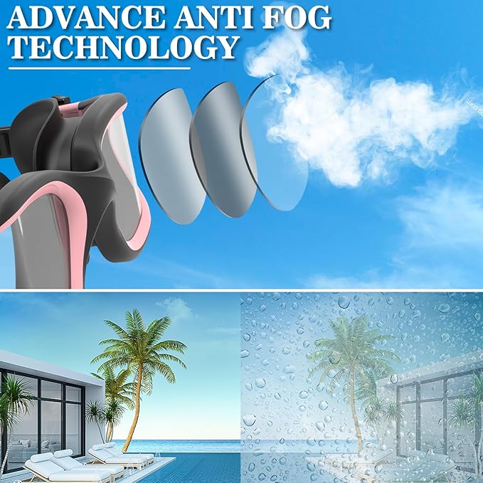 WIN.MAX Polarized Swimming Goggles Swim Pool Goggles Anti Fog Anti UV No Leakage Clear Vision for Men Women Adults Teenagers-StrideForce Fitness