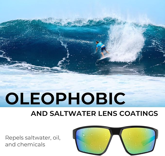 KastKing Osage Polarized Sport Sunglasses for Men and Women, Ideal for Driving Fishing Cycling Running, UV Protection-StrideForce Fitness