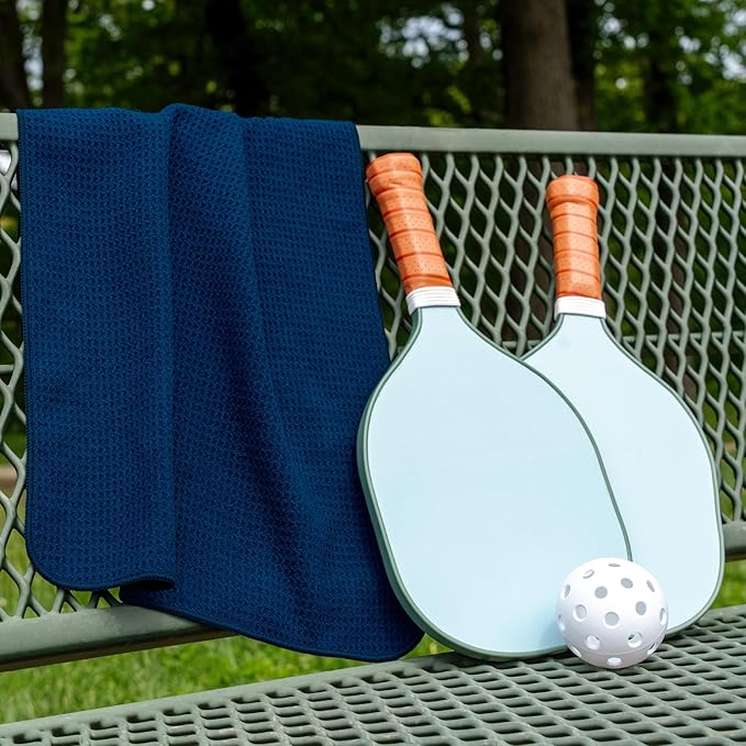 S&T INC. Microfiber Gym Towels, Yoga Towel for Home and Gym Bag, 16 Inch x 27 Inch, 6 Pack-StrideForce Fitness