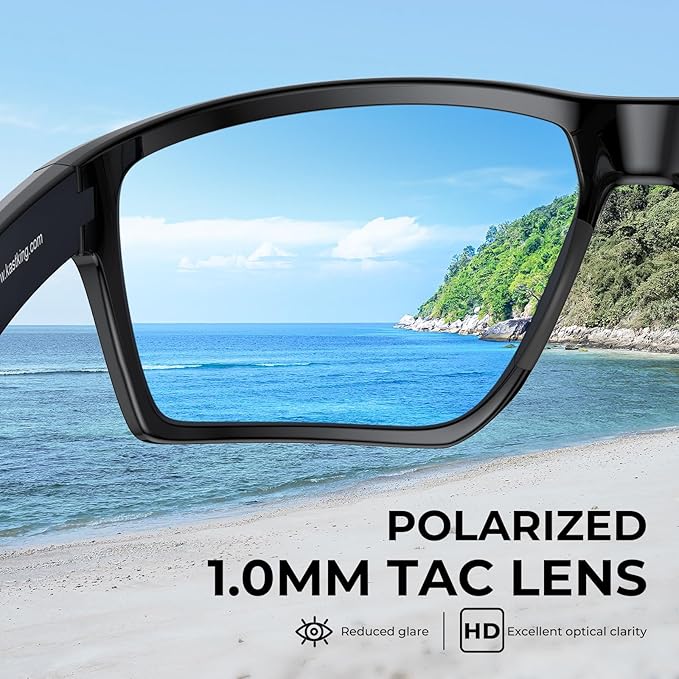 KastKing Osage Polarized Sport Sunglasses for Men and Women, Ideal for Driving Fishing Cycling Running, UV Protection-StrideForce Fitness