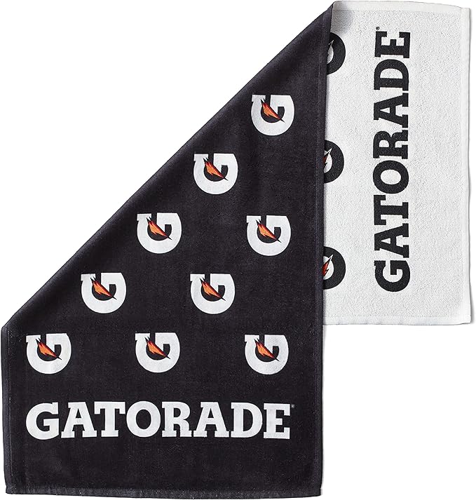 Gatorade Premium Sideline Towel Bi-color, White, Small-StrideForce Fitness