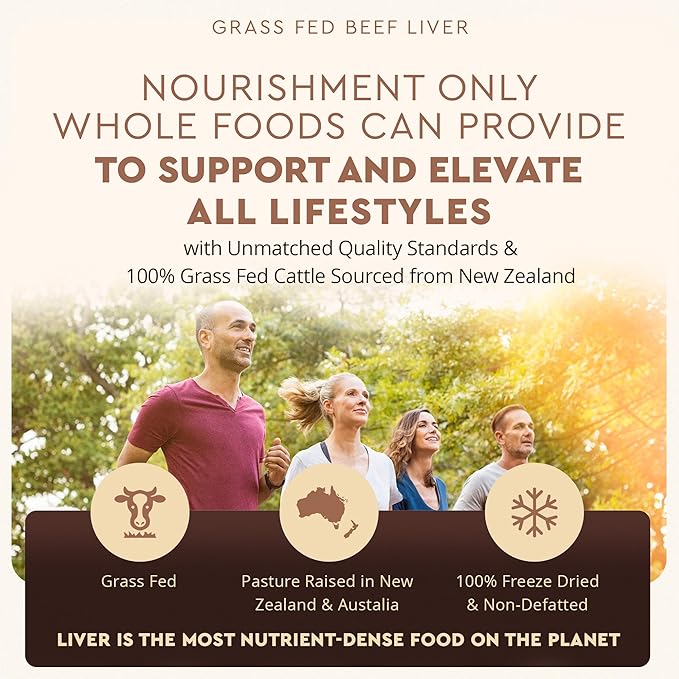 Ancestral Supplements Grass Fed Beef Liver 180 Capsules, Supports Energy Production, Detoxification, Digestion, Immunity and Full Body Wellness, Non-GMO, Freeze Dried Liver Health Supplement-StrideForce Fitness