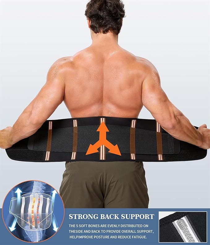 TAILONG Neoprene Waist Trimmer Ab Belt for Men Waist Trainer for Women Corset Slimming Body Shaper Workout Sauna Sweat Band-StrideForce Fitness