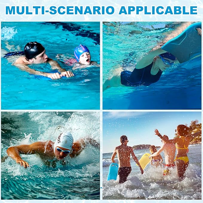 Swimming Kickboard, Lightweight and High Buoyancy Swim Training Board for Swimmers, Durable EPP Material, Ideal for Pool Exercise and Swimming Lessons-StrideForce Fitness