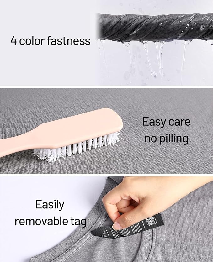 MIER Men's Quick Dry Workout Shirts Moisture Wicking Running Athletic Performance T-Shirts Recycled Polyester Top Tee-StrideForce Fitness