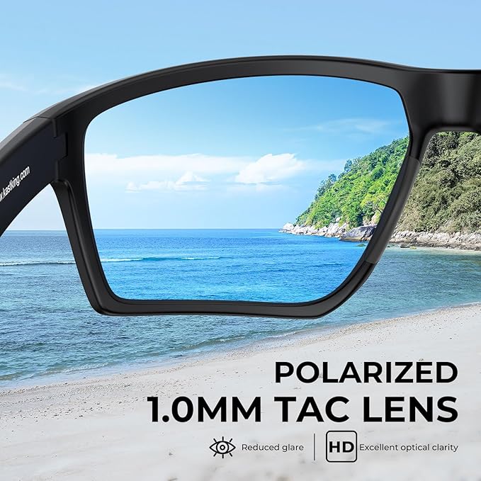 KastKing Osage Polarized Sport Sunglasses for Men and Women, Ideal for Driving Fishing Cycling Running, UV Protection-StrideForce Fitness