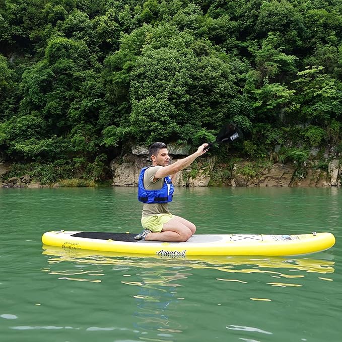 Kayak Paddle 4 Pieces Aluminum Shaft and PP Blade Floating 86.6in/220cm, 90.5inch/230cm Lightweight Oars-StrideForce Fitness