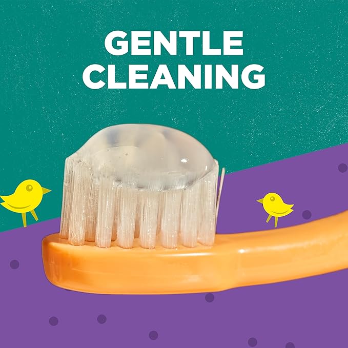 Tom's of Maine Fluoride-Free Toddler Training Toothpaste, Mild Fruit, 1.75 oz. 3-Pack (Packaging May Vary)