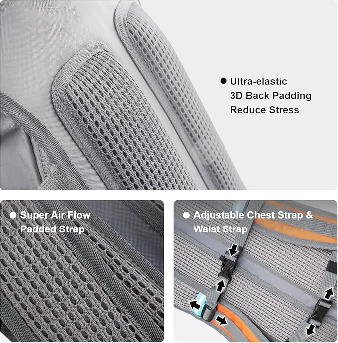 Everfun Hydration Backpack 18L with Water Bladder 2L/3L Hiking Water Backpack Women Men Hydration Pack Insulated Lightweight Day Hydropack with Storage for Hiking, Biking, Running, Festival-StrideForce Fitness