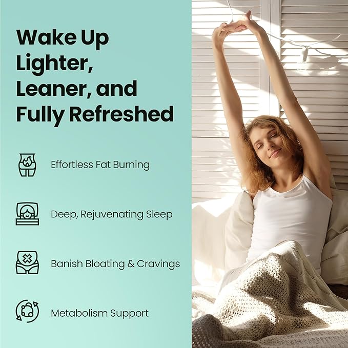 MidnightSlim™ | Advanced Nighttime Weight Management | Maximum Strength Metabolism Support, Digestive Health, Peaceful Sleep | Premium Probiotic Complex | 30 Capsules-StrideForce Fitness