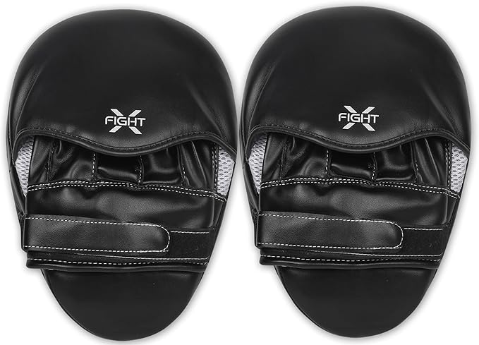 Punching Mitts for Boxing Leather Curved Punch Mitts Men & Women MMA Training Equipment Muay Thai Sparring Training Mitts MMA Hitting Pads Available Multiple Colors-StrideForce Fitness