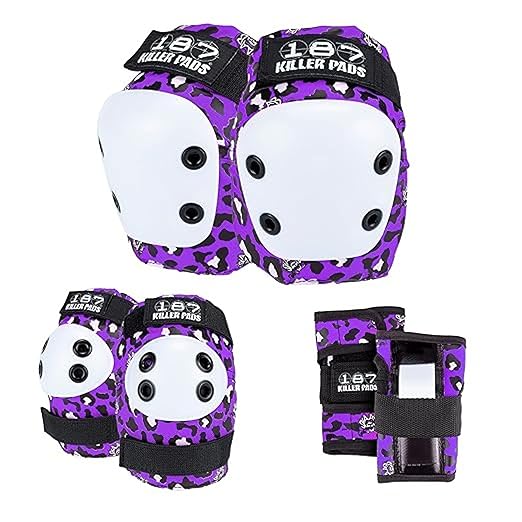 187 Killer Pads Six Pack Pad Set, Elbow Pads, Knee Pads, and Wrist Guards - Ideal for Skateboarding, Roller Skating, and Inline Skating-StrideForce Fitness