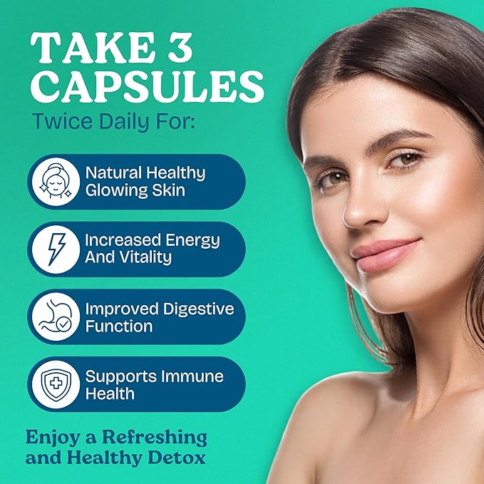 Atlantic Naturals Sea Moss Capsules – 7 Day Herbal Blend for Liver & Gallbladder Wellness – with Dandelion Root, Milk Thistle, Burdock Root, Red Clover & Chanca Piedra – 180 Count Sea Moss Capsules-StrideForce Fitness