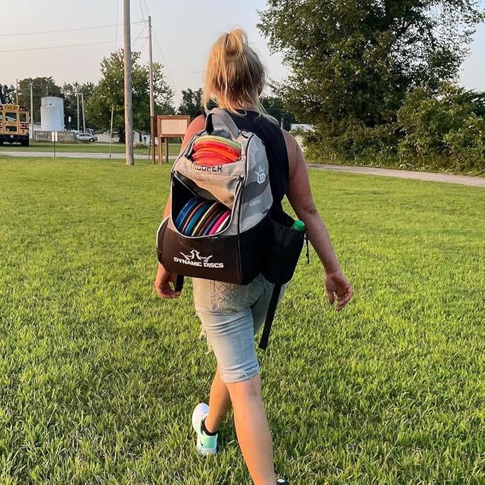 Dynamic Discs Trooper Disc Golf Bag | Large Frisbee Bags with 18+ Discs Capacity | Lightweight & Durable Backpack | Great Gifts or Disc Golf Accessories for Men | Ideal for Beginners & Pro Players-StrideForce Fitness