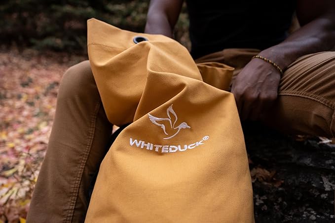 WHITEDUCK 25"x42" (430L) Top Load Canvas Duffel Bag – Military-Grade, Tear-Proof & Weatherproof, Heavy Duty for Travel, Outdoors & Military Use, with Padlock Compatibility, 5 Colors-StrideForce Fitness