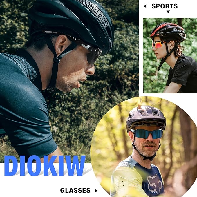 Sports Polarized Sunglasses for Men Cycling Running Fishing UV Protection Sun Glasses Lightweight Half Frame Goggles-StrideForce Fitness