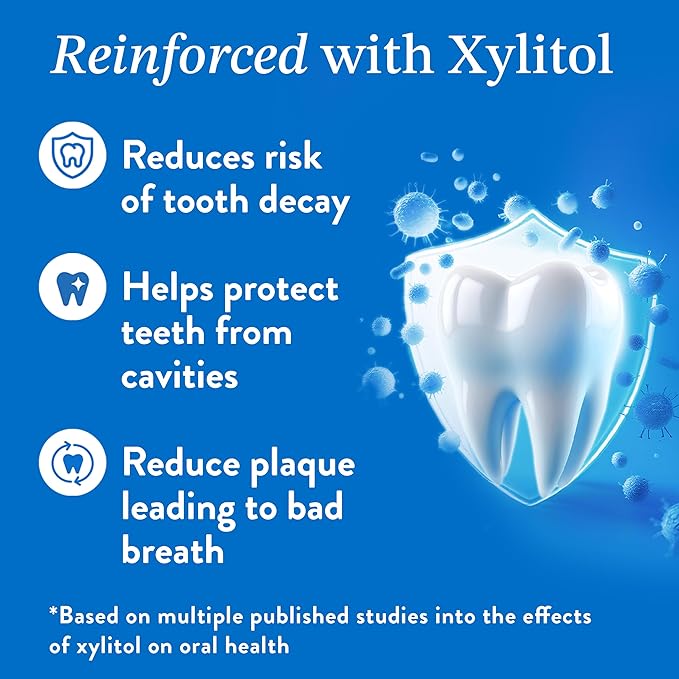 Mouthology 10% Nano Hydroxyapatite Toothpaste (3pk, Fluoride Free), Whitening*, Supports Enamel Care*, Appropriate for Sensitive Teeth*, SLS Free, Xylitol nHA Toothpaste Adults, Mint 4oz (USA Made)