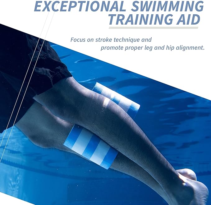 Sunlite Sports EVA 5-Layer Pull Buoy Leg Float - Pool Training Aid, Legs and HIPS Support for Adults, Kids, and Beginners, for Swimming Stroke-StrideForce Fitness