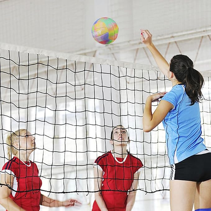 Volleyball Size 5 - Premium PU Leather, Ultra-Durable Soft to The Touch for Youth, Adults, Ideal for Indoor, Outdoor, Beach Sports Training-StrideForce Fitness