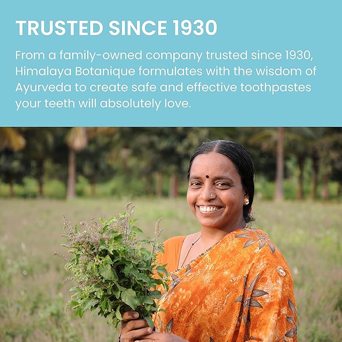 Himalaya Botanique Neem & Pomegranate Travel Toothpaste, Mint Flavor - Travel Size Fluoride Free Toothpaste Fights Plaque & for Fresh Breath - Vegan, Gluten Free, No SLS, 0.74 oz (Pack of 10)