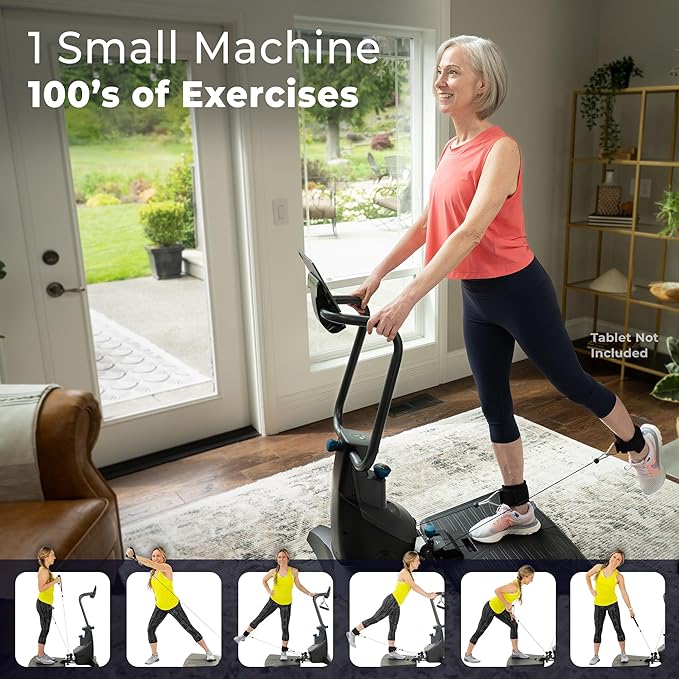 Teeter FitForm Home Gym Strength Trainer - Low-Impact Total Body Cable Resistance - TeeterMove Personal Training App-StrideForce Fitness