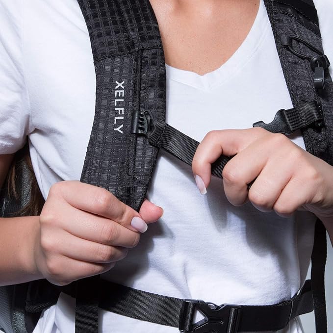 Submersipack Waterproof Backpack - Submersible, Inflatable, Floating TPU Coated Durable Nylon Dry Bag with Airtight Zipper for Kayak, Fishing, Boating, Hiking, Paddle Board (Deep Blue, 25L)-StrideForce Fitness