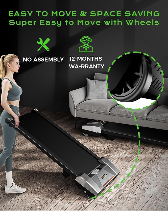 Walking Pad with Incline, BestGod Treadmills for Home 330lbs Capacity Walking Pad Treadmill Portable Under Desk Treadmill, 2.5HP Compact Treadmills Walk Pad with Remote Control-StrideForce Fitness