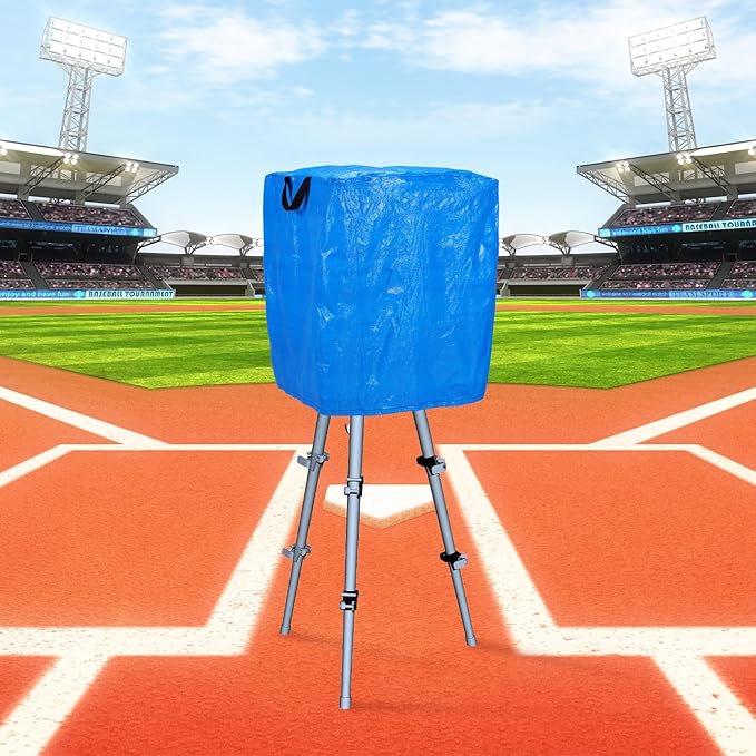 Pitching Machines Cover for Most Softball/Baseball Pitching Machine, Provide All-Weather Protection. (23.6" L X 23.6" W X 31.5" H)-StrideForce Fitness