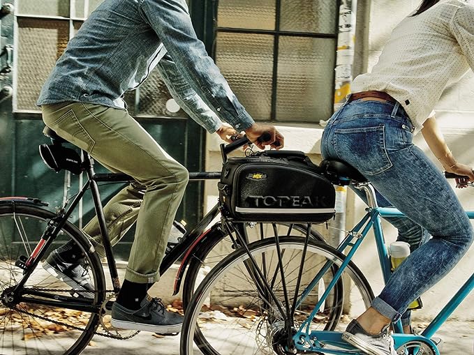Topeak MTX TrunkBag - Rear Bicycle Bag - Spacious Storage and Easy Mounting-StrideForce Fitness