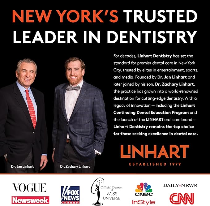 LINHART Whitening Toothpaste – Teeth Whitening, Enamel Strengthening Natural and Organic Toothpaste with Mint Flavor (3.5 oz)