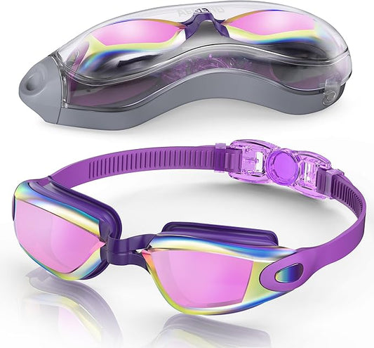 Aegend Swim Goggles, Swimming Goggles No Leaking Full Protection Adult Men Women Youth-StrideForce Fitness