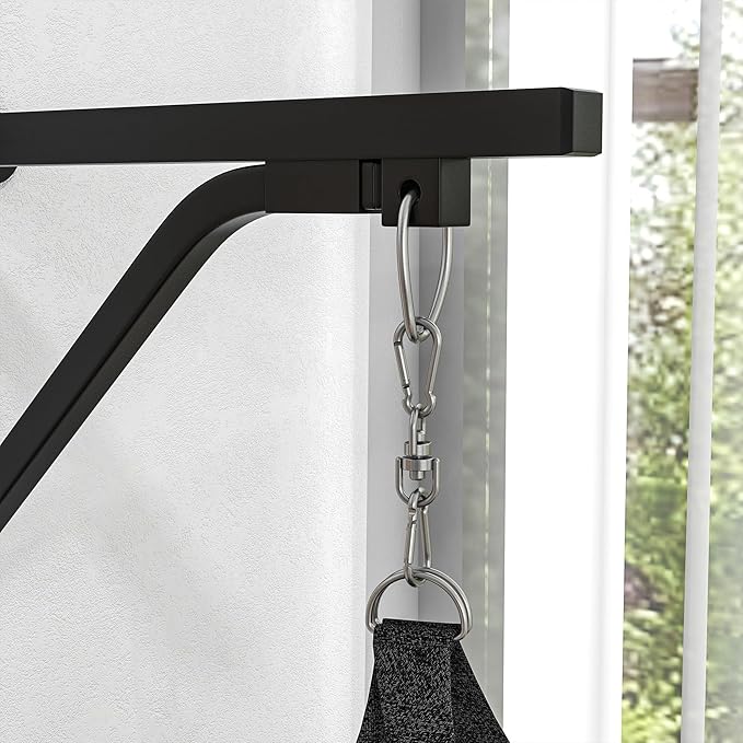 Soozier Unfilled Punching Bag for Adults, Heavy Bag Wall Mount Set with Bracket, Boxing Gloves, Hand Wraps and 360° Swivel Hook for Muay Thai and MMA Training-StrideForce Fitness