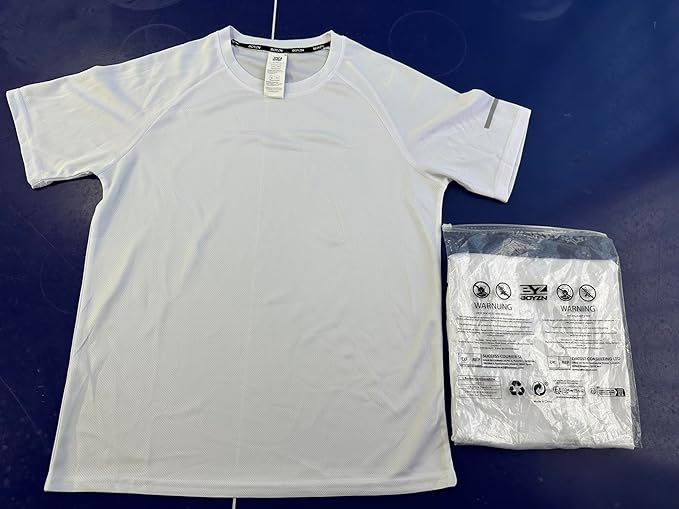 Boyzn 1, 3, 5 or 7 Pack Men's Workout Running Shirts, Dry Fit Moisture Wicking T-Shirt, Gym Athletic Short Sleeve Tee Shirts-StrideForce Fitness