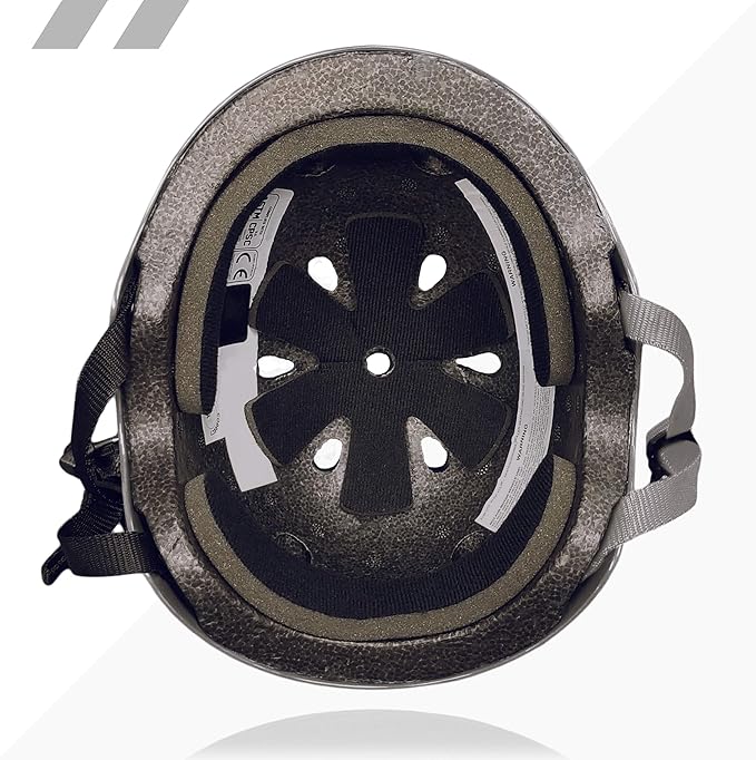 80SIX Triple Certified Multisport Helmet - Ideal for Bike, Scooter, Skateboard, Roller Skate and Inline Skate-StrideForce Fitness