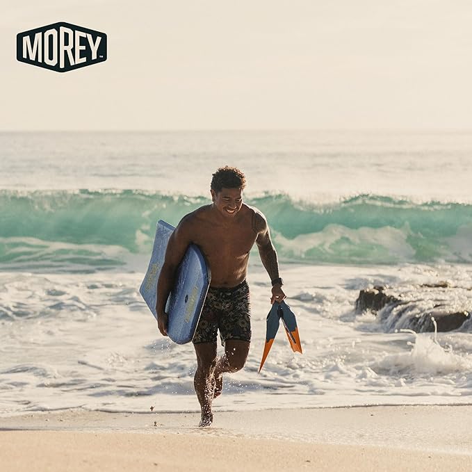 MOREY® Big Kahuna 44" The Original Bodyboard for Tall Riders. Body Board for Beach, Re-Engineered 2025 Model-StrideForce Fitness