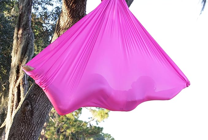 F.Life Aerial Silk Yoga Hammock & Swing for yoga Inversion,Strength training,starter hardware kit-StrideForce Fitness