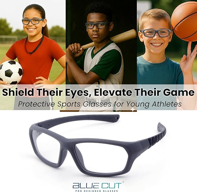 BLUE CUT Sports Protection Goggles, Anti-Fog Lenses Safety Glasses for Basketball, Pickleball and All Outdoor Sports-StrideForce Fitness