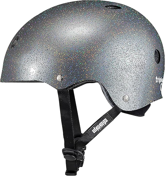 Triple Eight Deep Cover Helmet - Ideal for Skateboarding, Bicycling, BMX, and Roller Skating-StrideForce Fitness