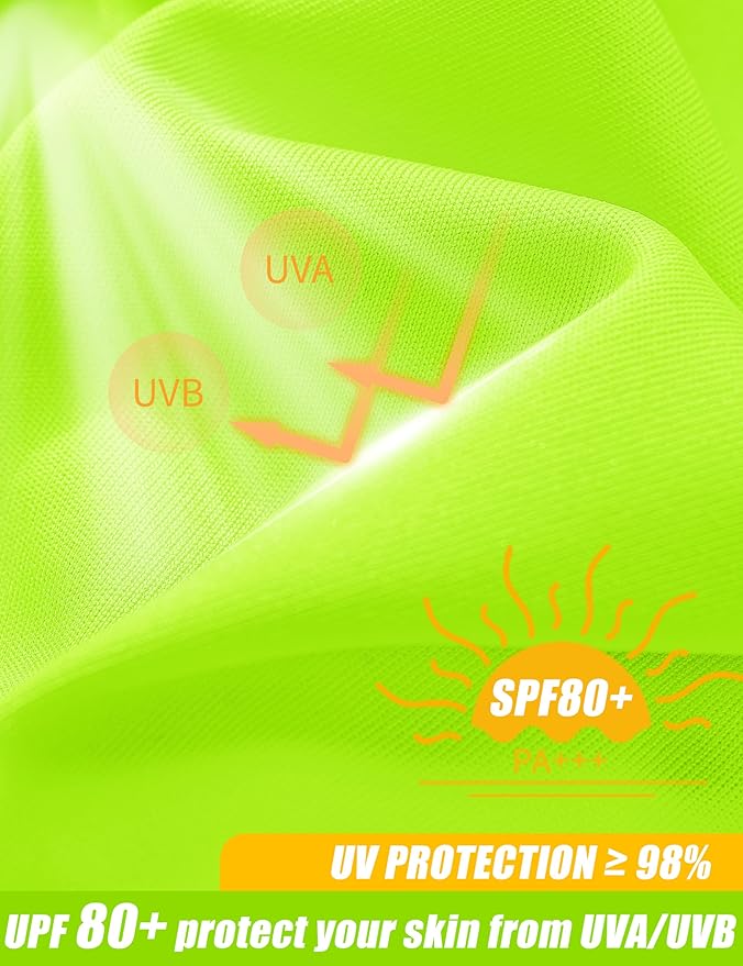 MAGCOMSEN Men's Short Sleeve UPF 50+ Sun Protection Shirts Quick Dry Athletic T-Shirt Hiking Running Swimming Rash Guard-StrideForce Fitness